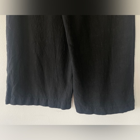 Gentle Fawn Black Wide Leg Linen Blend Julius Pants Women's Small - Picture 9 of 16